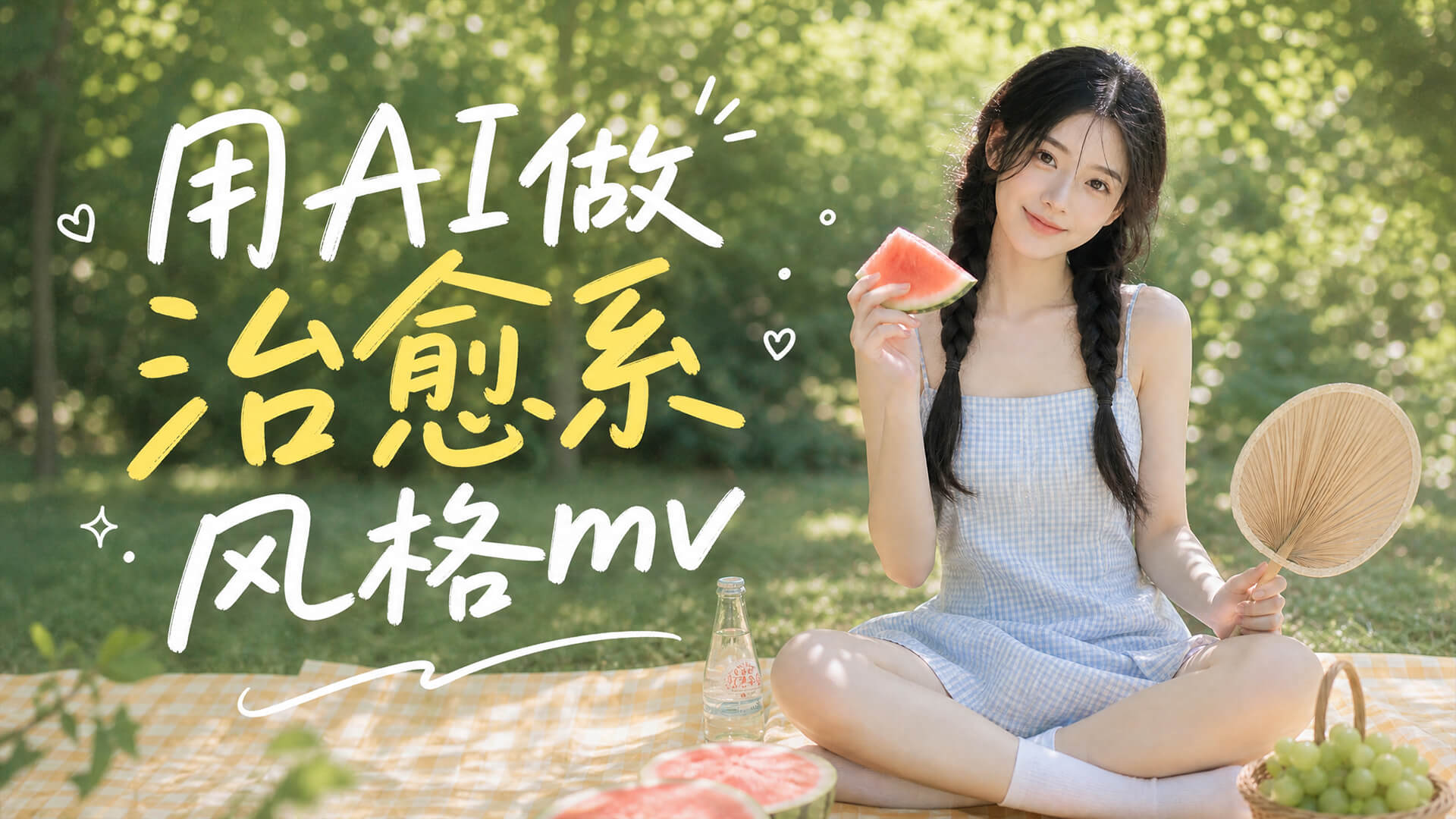 用AI做治愈系风格MV