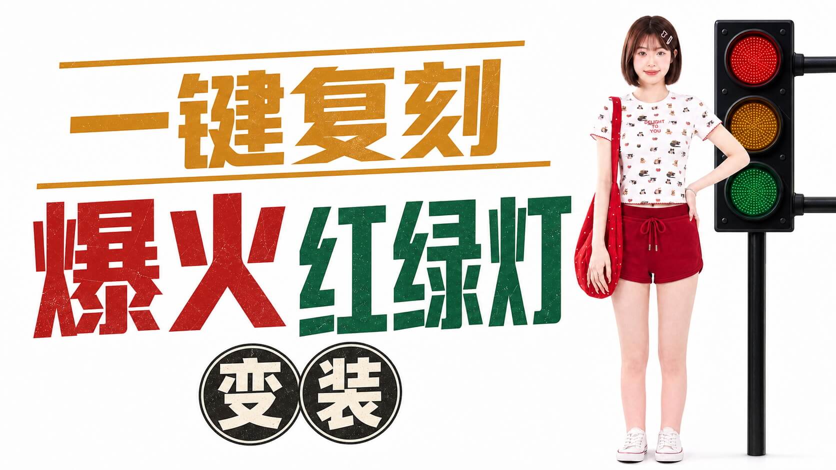 AI如何一键复刻网络爆火变装视频?