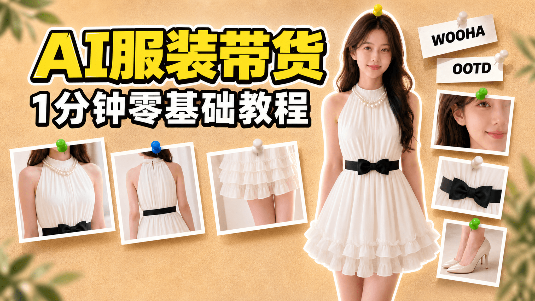 怎么用服装图制作换装短视频?AI 3步直接生成