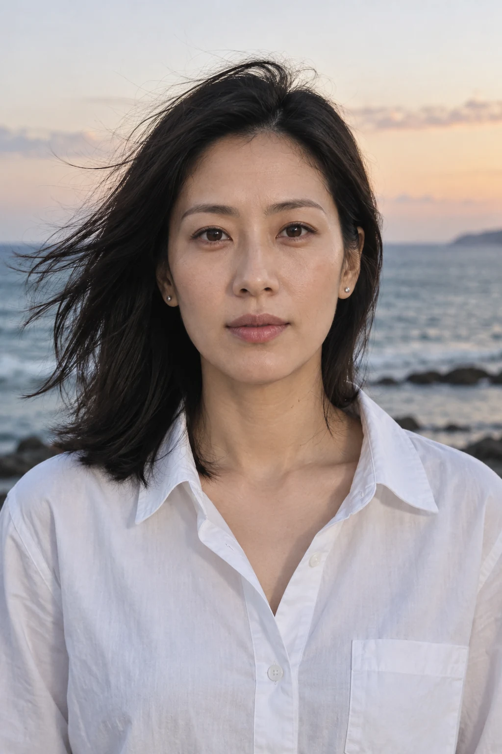 海边晚风