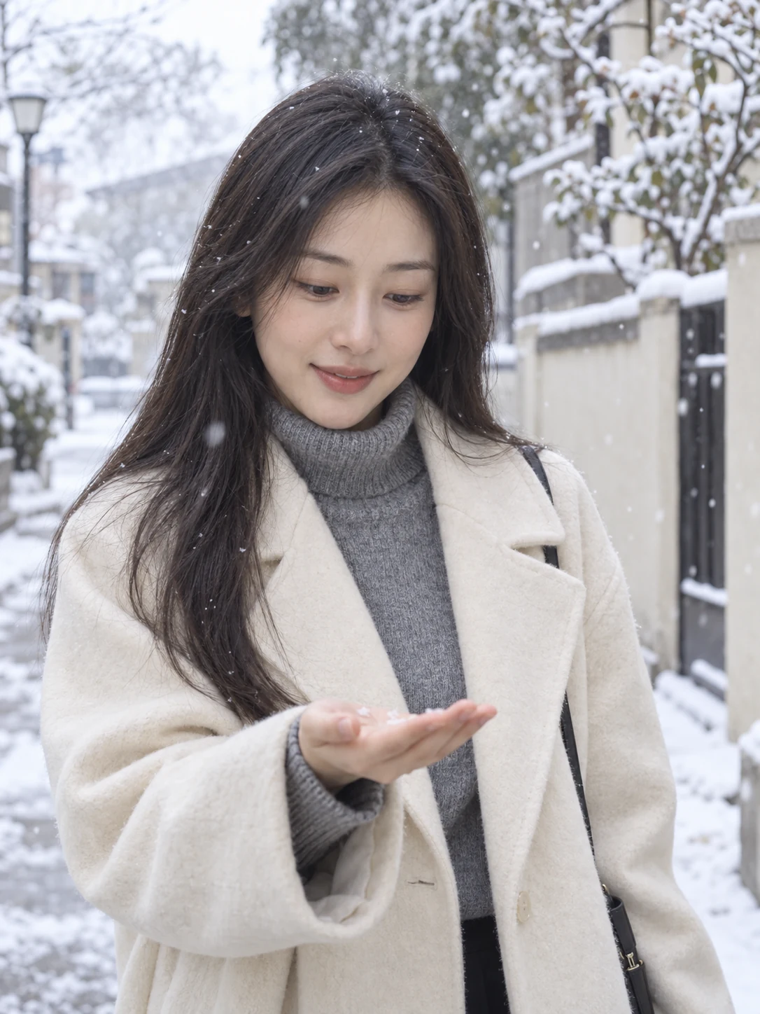掌心初雪